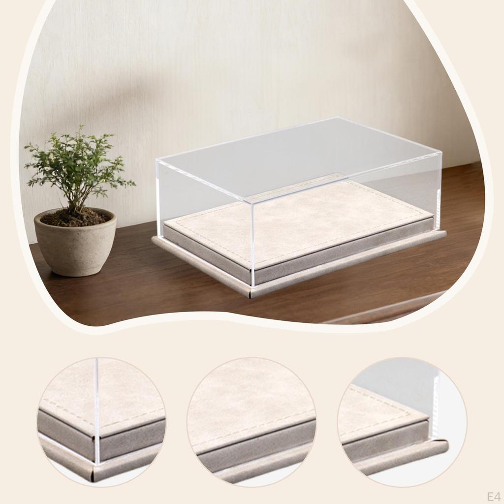 Acrylic Model Car Display Case Storage Box 1/64 Protection Organizer Transparent for