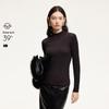 Women's Slim-Fit Wool Blend Round Neck Knit Sweater
