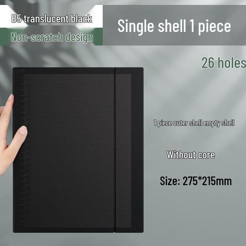 B5 Loose-Leaf Notebook Refill with 26-Hole and A5 Detachable Loose-Leaf Paper, 20-Hole Horizontal Line Grid for Exam Prep.