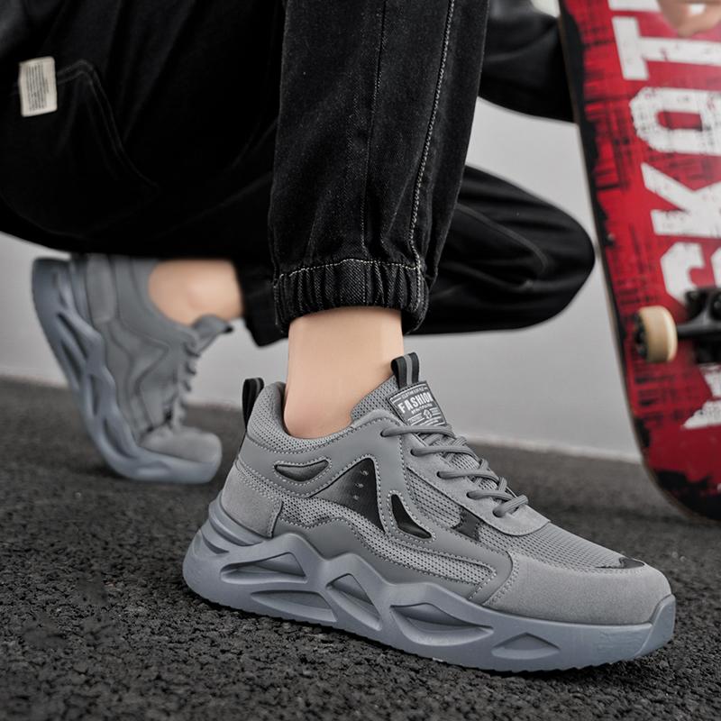 Fashion Trendy Men's Sneaker Shoes Breathable Summer Thick Soled Outdoor Wear-resistant Comfortable Jogging Platform Casual Shoes