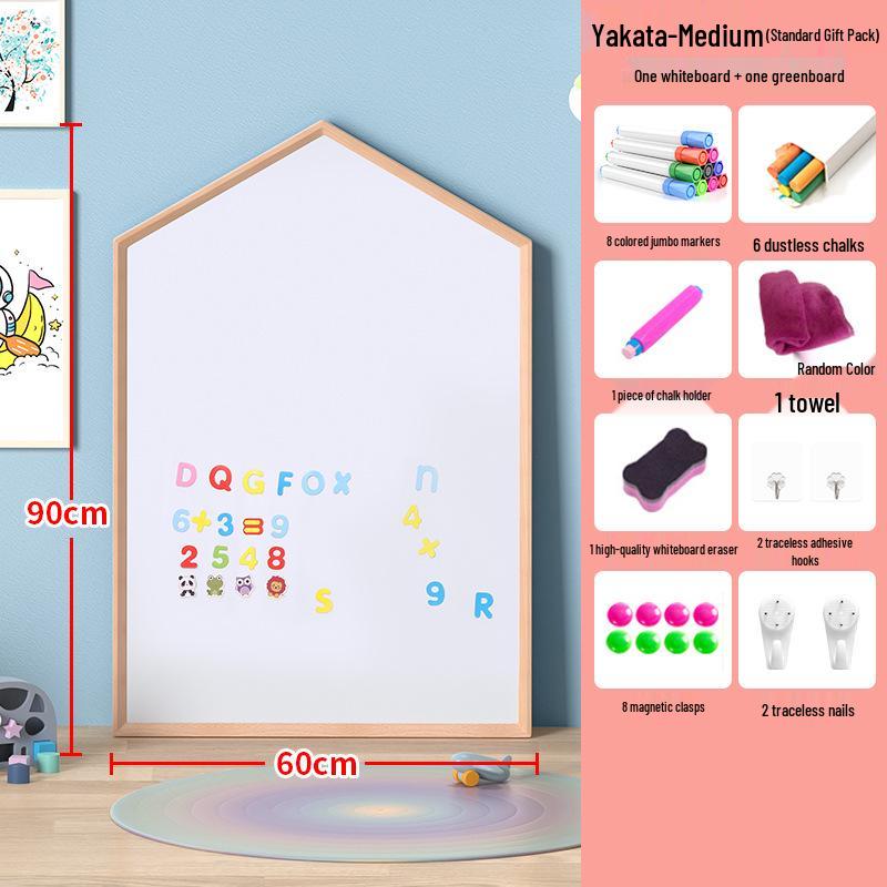 

Двусторонняя магнитная детская доска для рисования и письма - Без пыли, Стираемая, Доска для граффити и обучения