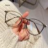 Ultralight Round Myopia Glasses for Women Retro Brown TR Frame Prescription 0 -4.0 Blue Light Blocking