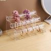 Transparent 3 Levels Acrylic Bracelet and Watch Stand Stylish Timepieces Display Rack Jewelry Organization Supplies