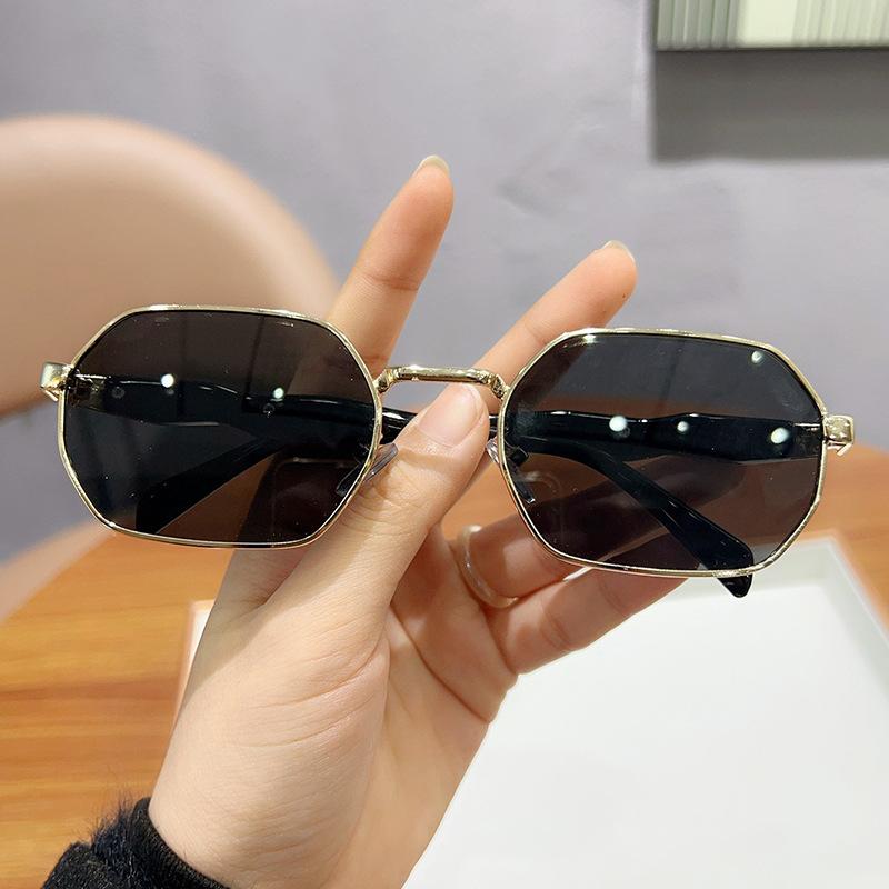 JYL Sunglasses Large Face Men Uv Protection Driving Internet Famous MJ829 A-16427