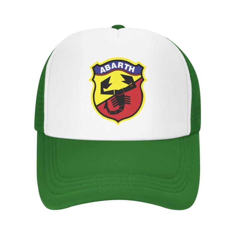 Abarth Print Mesh Baseball Caps Unisex Hip Hop Adjustable Snapback Hat Women Men Summer Casual Sun Visor Hats Trucker Hat