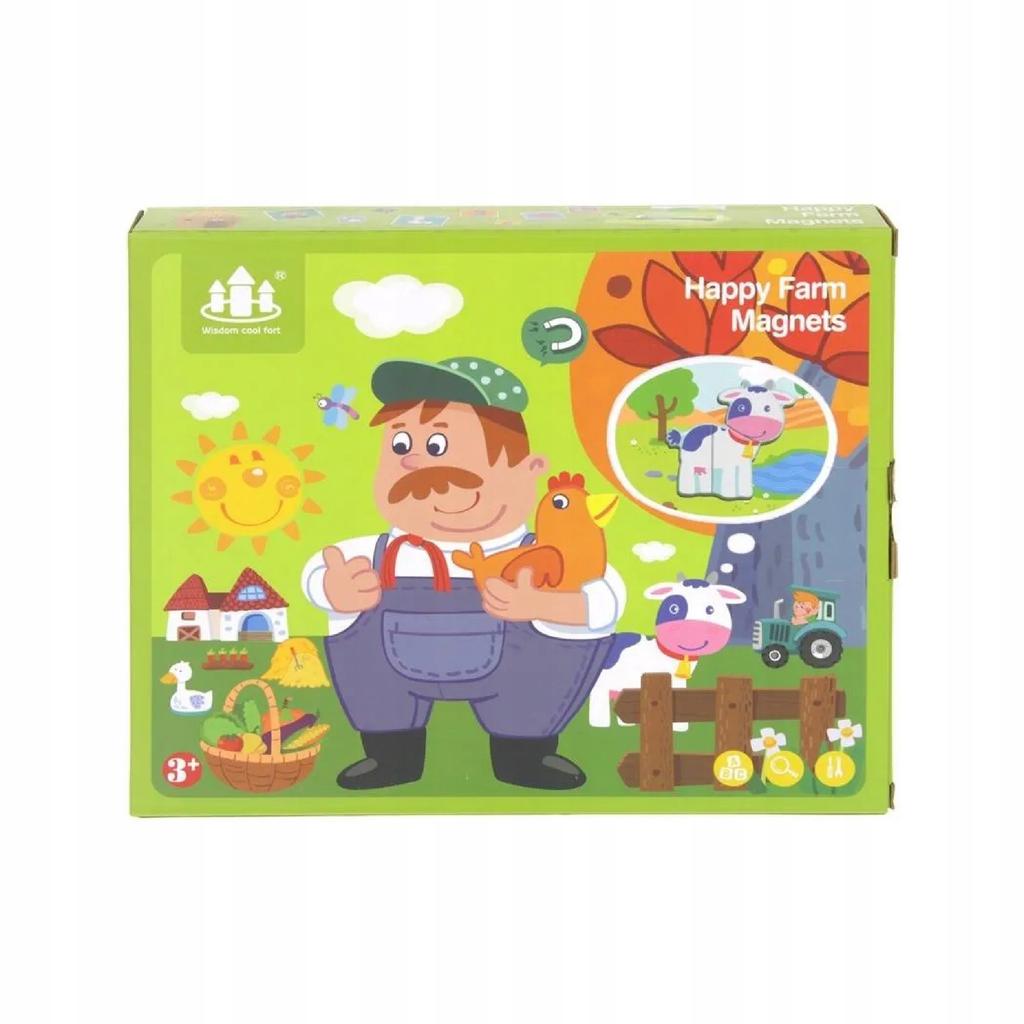Magnetic Dry-erase Board Animal Farm Puzzle Zkb
