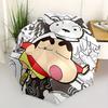 1pc Crayon Shin-chan Automatic Open/close Folding Portable Cute Outdoor Umbrella  with 8-Ribs Structure for Women/Men, All-Season Use   A0901092