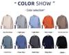 2025 Men's Pure Wool Half-High Neck Pullover Sweater - Warm Fashionable Knitwear for Young Adults