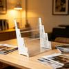 Sturdy Plastic Card Display Rack for 12 Trading Cards Heavy Duty and Efficient Collectors Solution