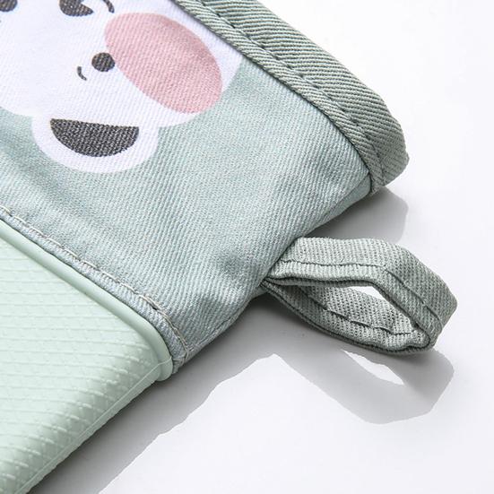 1 Stück Isolier-Hitzeschutzhandschuhe Aufhängungsbeständig Verbrühschutz Ofen Backen Heißtopf Topflappen