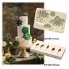 Diy Chocolate Cake Baking Mold Kitchen Baking Tools Cake Decoration Simulation Succulent Flower Plant Leaf Fondant Silicone Mold