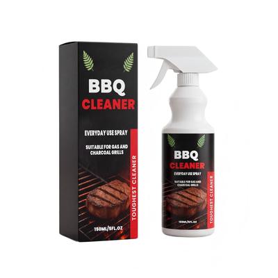 BBQ Grill Cleaner Spray 150ml Everyday Use for Gas and Charcoal Grills Suitable for Home Kitchen Outdoor Cleaning Solution