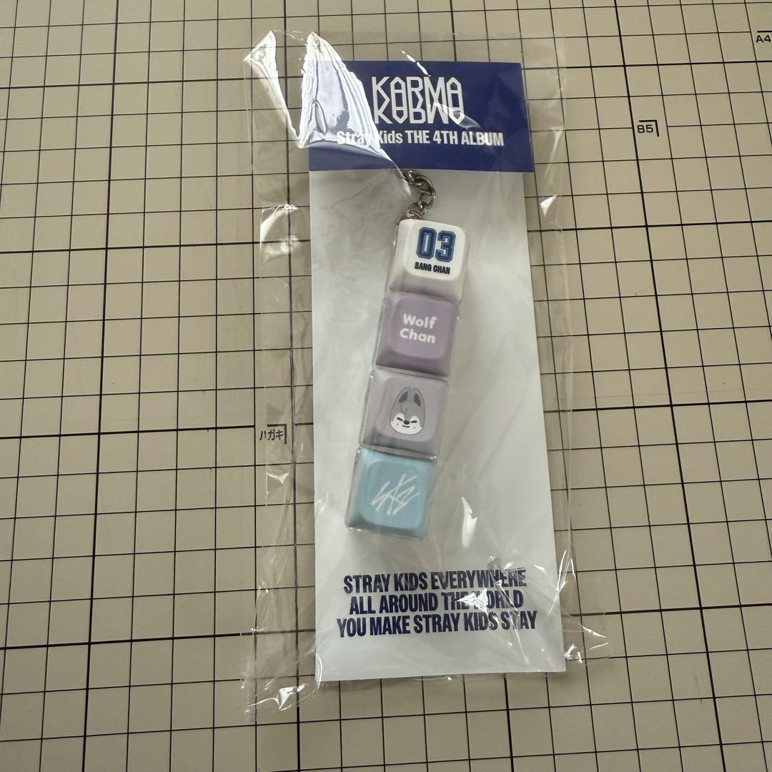 

[USED] Stray Kids KARMA Pop-Up Keycap Keyring Bang Chan
