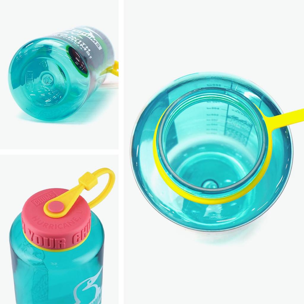 CHUMS Booby Bottle 1000ml Water Bottle Clear x Pink CH62-2125