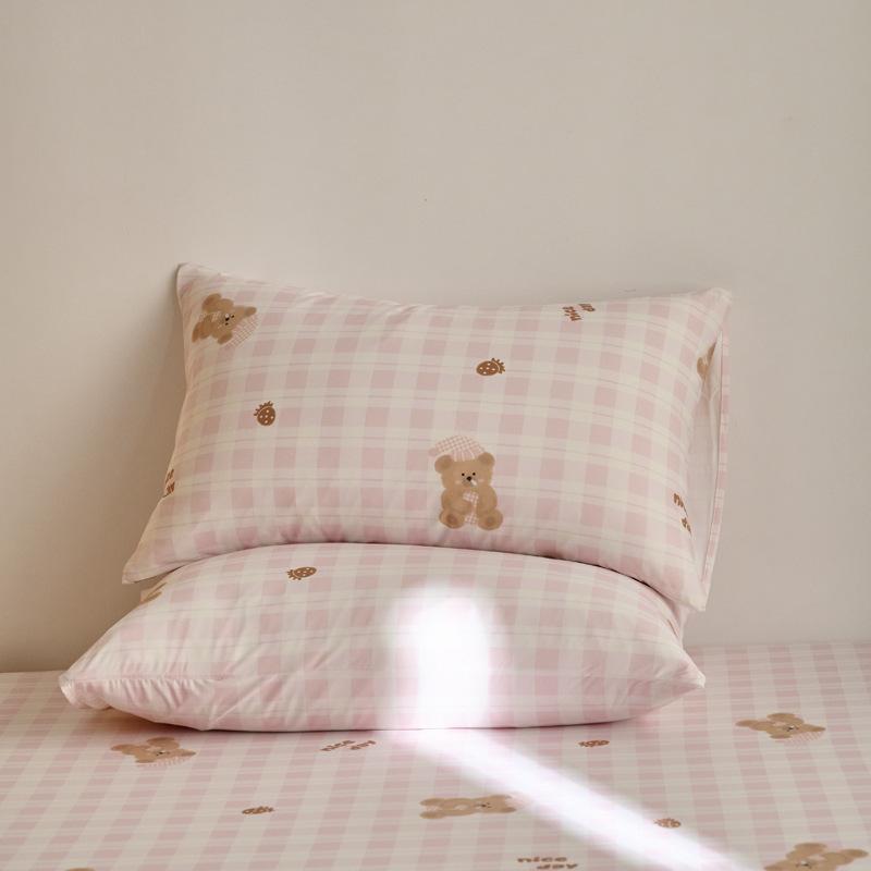 Cartoon Printed Mattress Summer Student Dormitory Bedspread Mattress All-Inclusive Protective Cover Sheet Cover Non-Slip Bedding