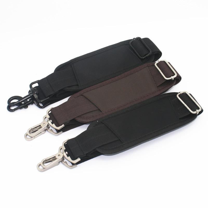 Nylon Taschengurt Herren Taschen Schultergurte Aktentasche Laptop Umhängetaschen Gürtel Zubehör Gepolstert mit Metall Drehhaken 155cm