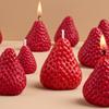 Silicone Mould 3D Strawberry Scened Candle Molds Handmade Soap Molds Baking Molds Casting Molds for Cake Decoration