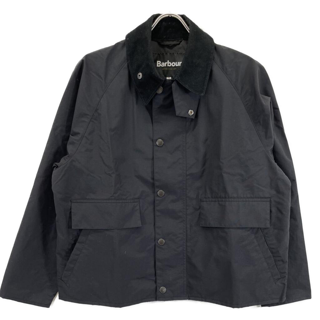 Barbour [Japan Exclusive] 241MCAG013 Black Nylon Bordeaux Short Blouson Jacket 36 blackUsed