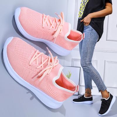 Fashion Women Casual Shoes Fashion Breathable Walking Mesh Flat Shoes Woman White Sneakers Woman Vulcanize Shoes Tenis De Mujer