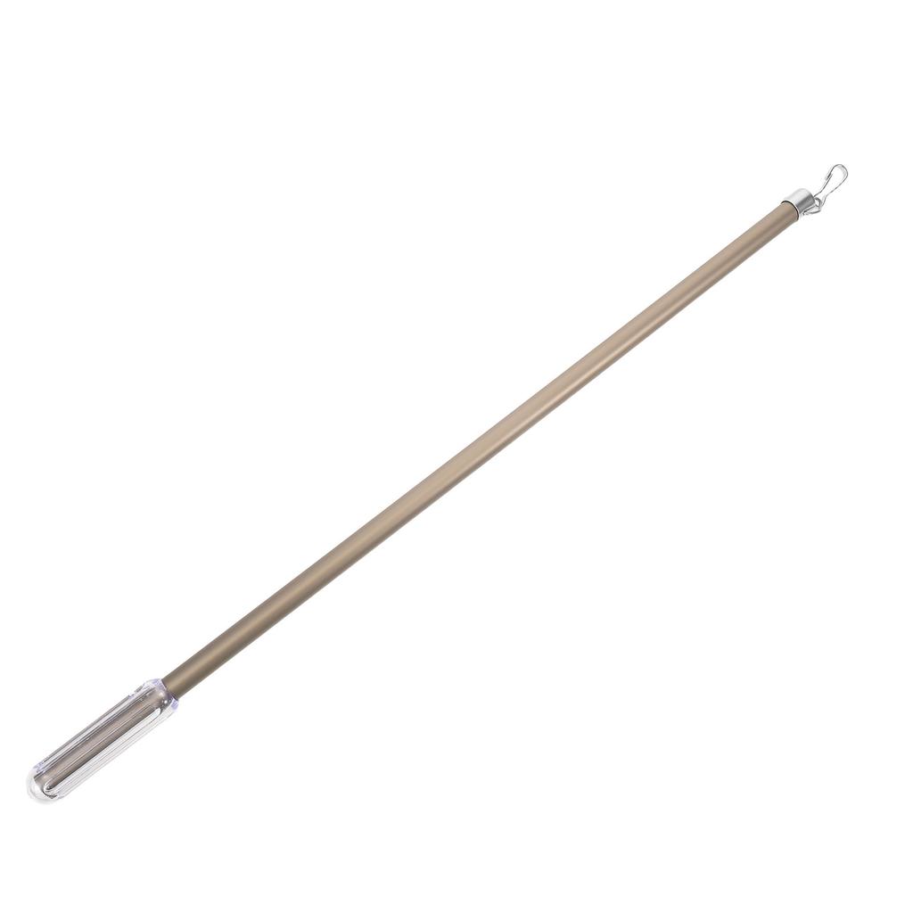 Curtain Pull Wand 50Cm Aluminum Alloy Heavy Duty Drapery Rods Pull Quiet Operation Handheld Pole Hook for Home Hotel Blinds