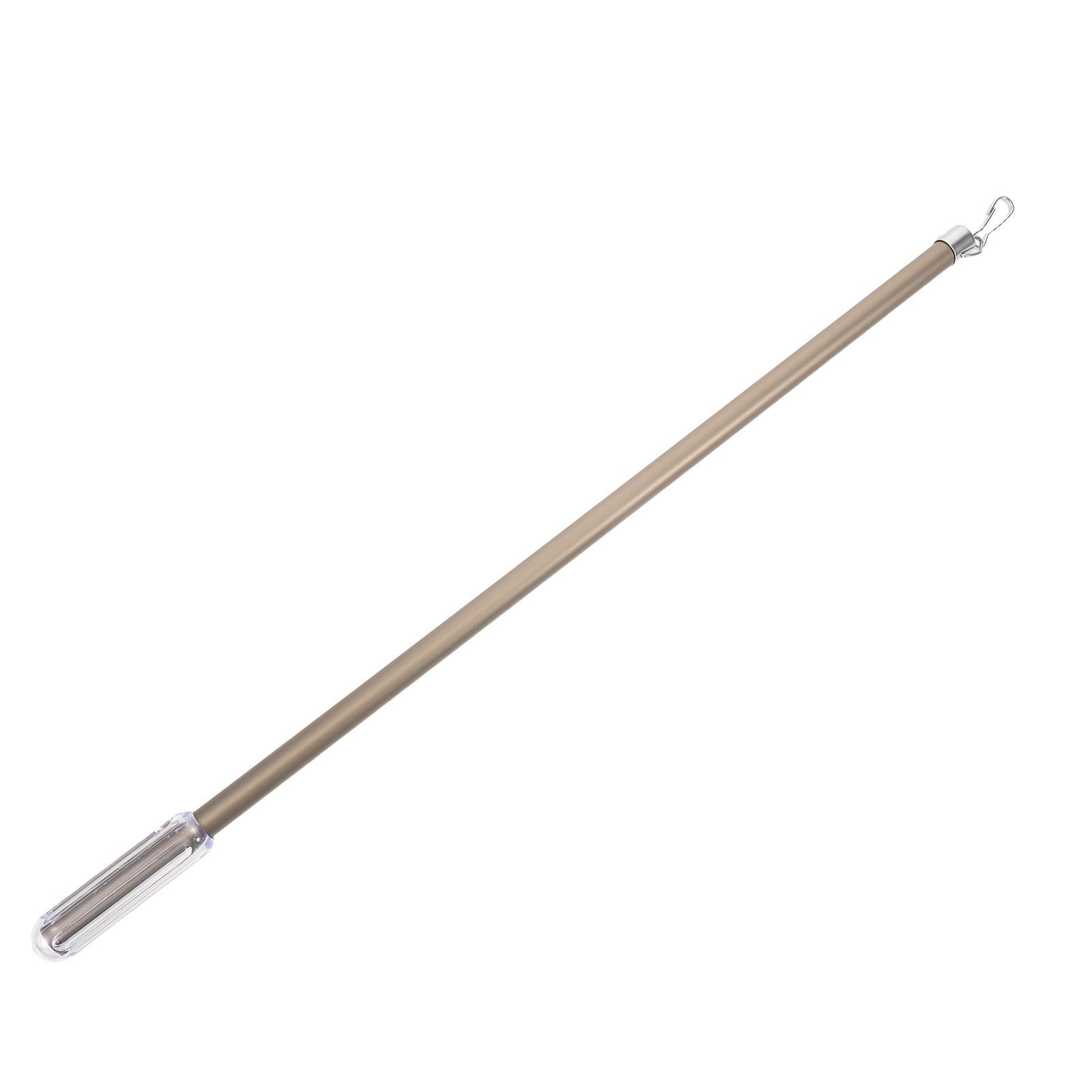

Curtain Pull Wand 50Cm Aluminum Alloy Heavy Duty Drapery Rods Pull Quiet Operation Handheld Pole Hook for Home Hotel Blinds розового золота
