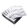 100Pcs Silver Dumb Transparent Bags Heat Seal - Top Open Mylar Foil Bag Matte Surface Plastic Food Package Powder/Sauce Pouch
