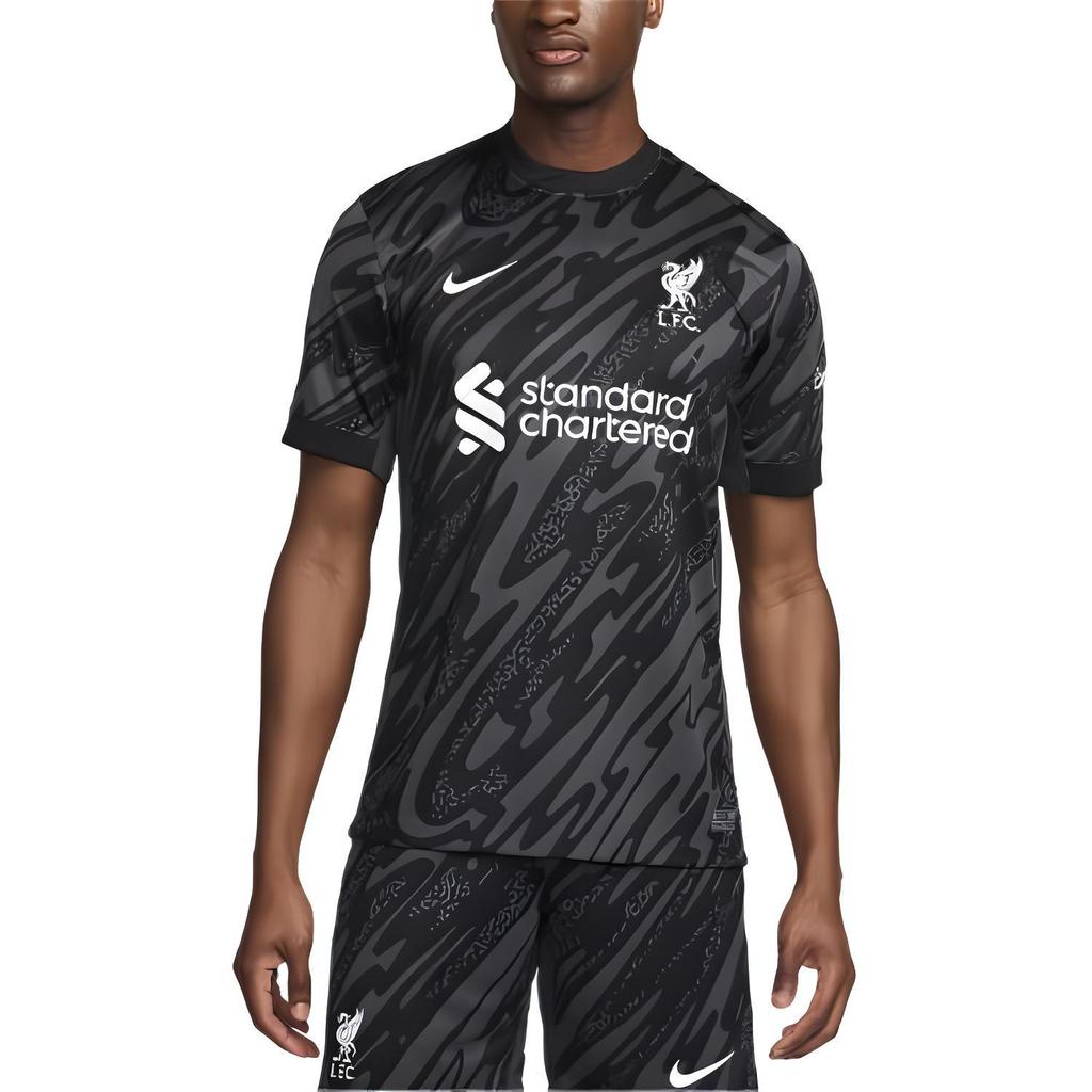 New Nike Liverpool Fc Stadium Goalkeeper Men's Nike Dri FIT Soccer Replica Short Sleeve Jersey FN8802-061