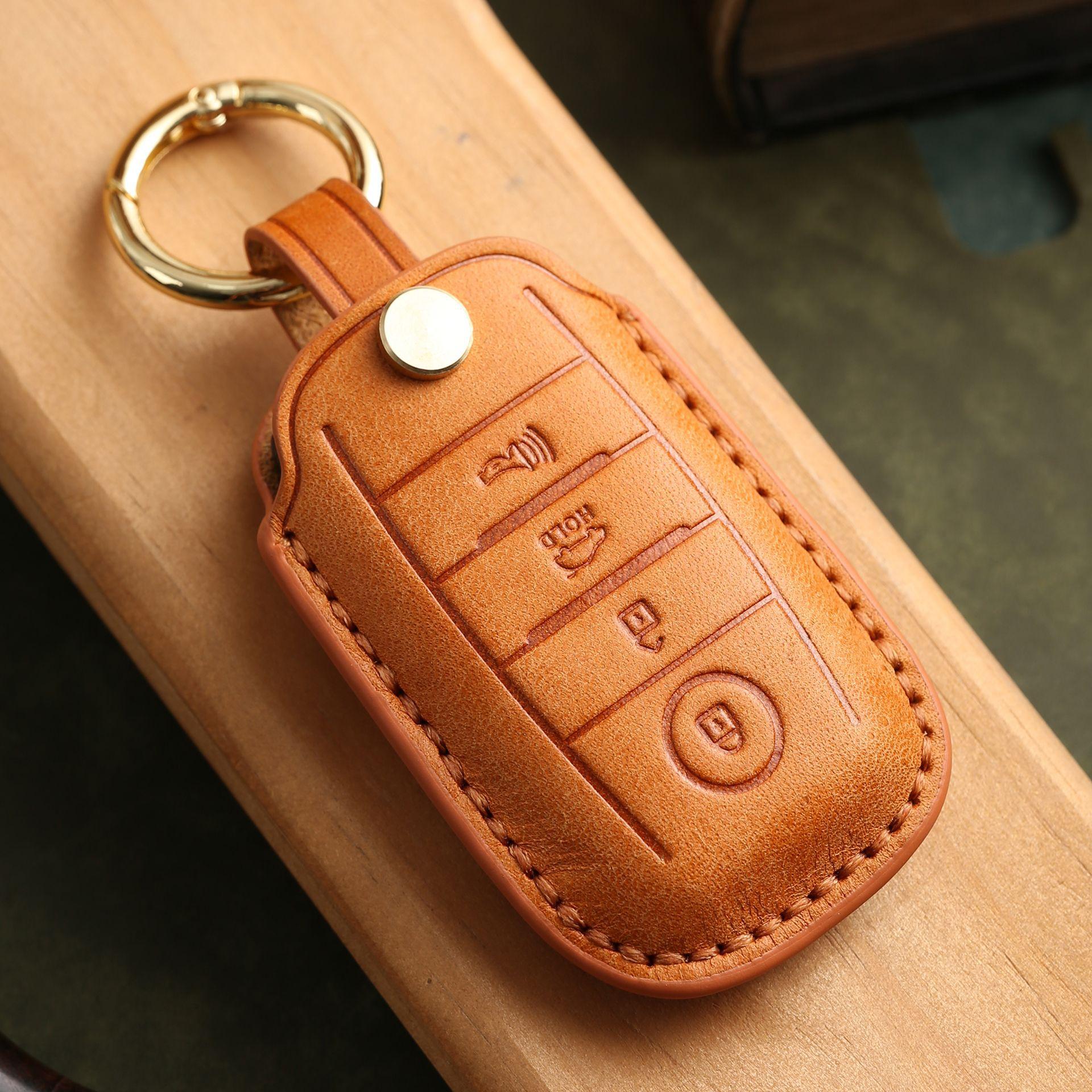 

Customized Kia key cover kx3 car k4/kx5/kxcross Yirun Huanchi Kaiku k3 smart running bag buckle оранжевый