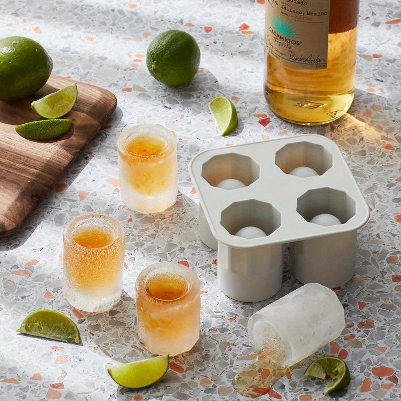 Reusable Whisky Ice Cube Tray Food Grade Ice Cup Tray Maker Kitchen Bar Accessories Cake Dessert Mousse Moulds Baking Supplies