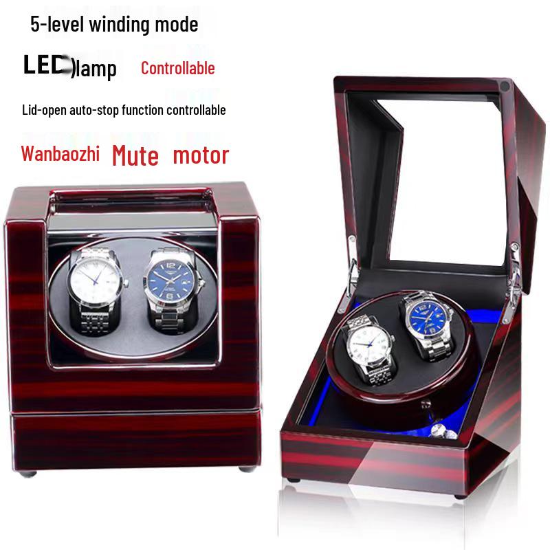 High-Gloss Piano Paint Automatic Watch Winder and Storage Box