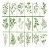 18 Precuts Botanicals Drawing Guides Plastic Tracing Patterns For Professional Artists And Art Students Waterproof Craft Tools
