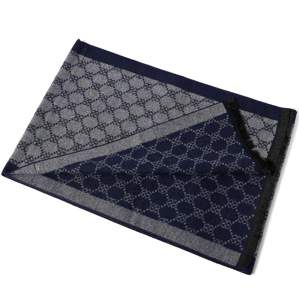 Men's Business Wraps Scarves Winter Classic Pashmina Shawls Fashion Plaid Warm Cashmere Scarf Autumn Thick 180X33CM Beach Towel