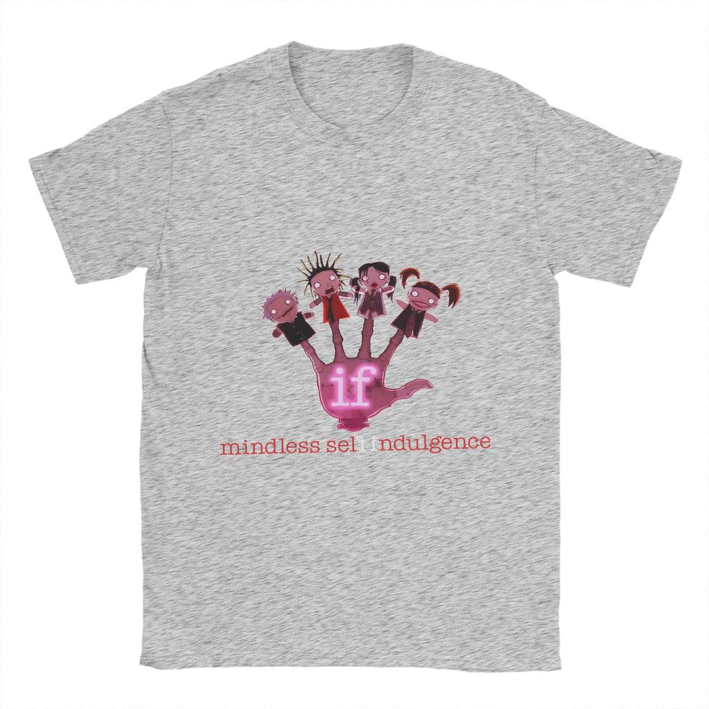 Pánská trička Mindless Self Indulgence Vintage Bavlněná trička s krátkým rukávem Tričko s kulatým výstřihem Oblečení Dárek