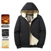 Lamb Fleece Graphene Cotton Jacket Men's Winter Loose Plus Size Fleece Thickened Cotton Jacket Jacket Top Cotton Jacket Cotton Jacket
