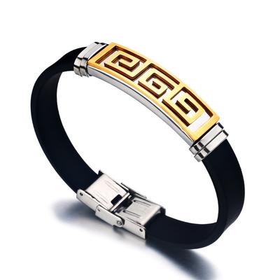 Couple Bracelet Hollow Pattern Bracelet Casual Men and Women Bracelet Personality Cuff Wristband Jewelry