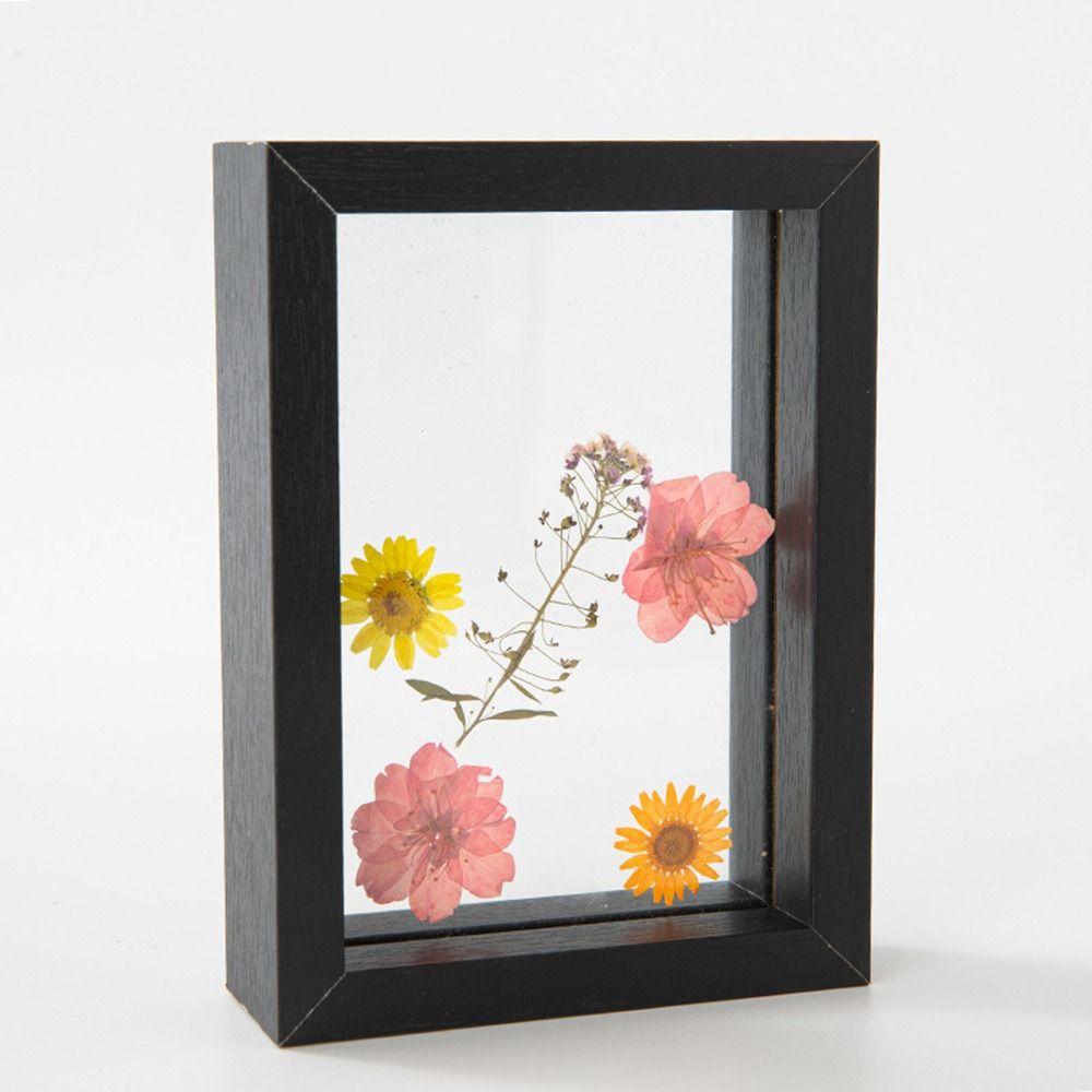 Double-sided Photo Display Frame Wooden Drawing Artwork Picture Frame  Home Decoration