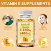 Vitamin E 400 IU (180mg) Softgels Dietary Supplement, 120 Rapid Release Softgels