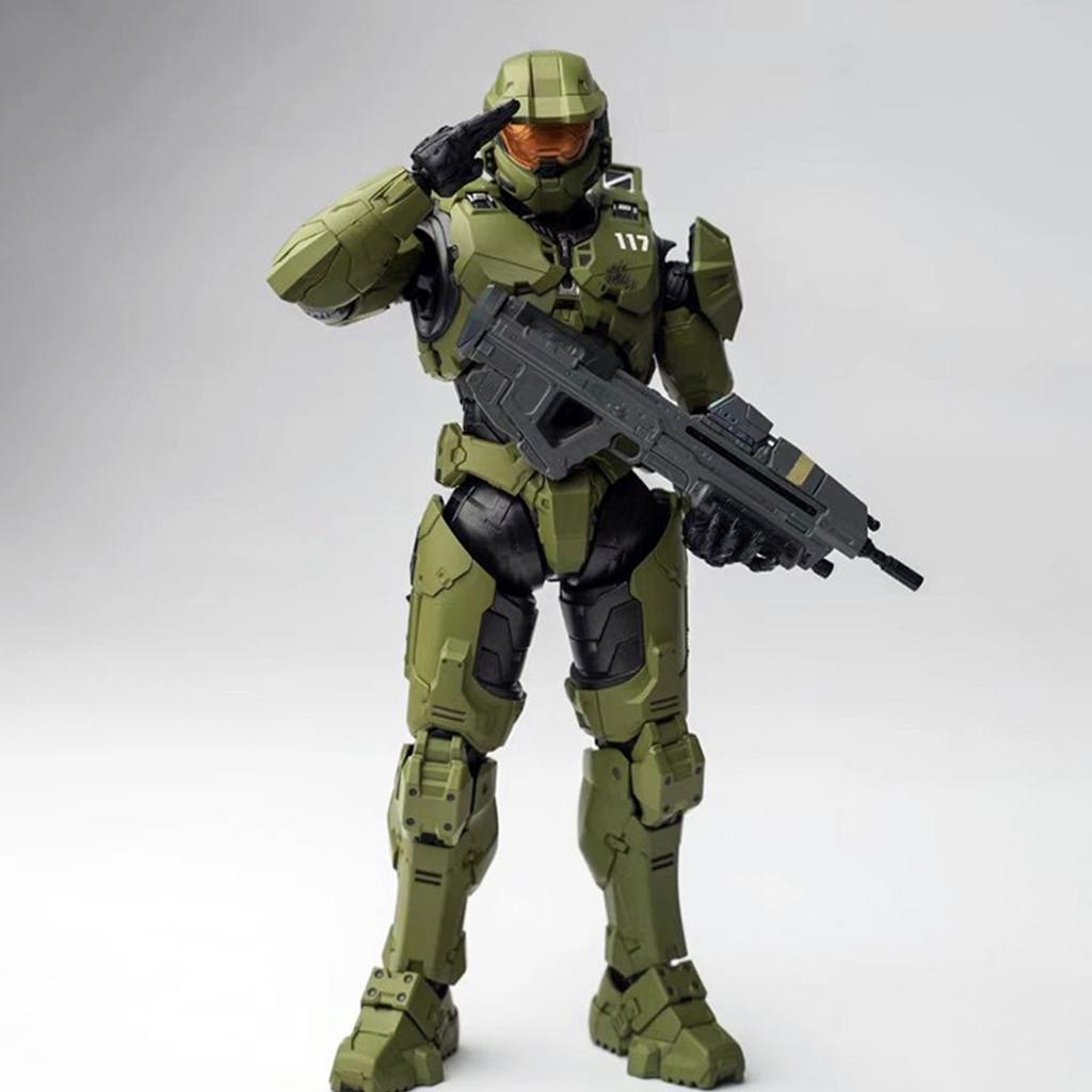 Action Figure Collectible Action Figure Includes Interchangeable Head, Hands And Accessories - Video Game