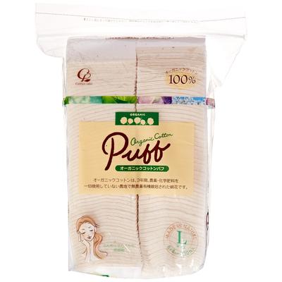 Cotton Lab Organic Cotton Puffs L Size 120 Pack - 120 Sheets (x1) [Parallel Import]