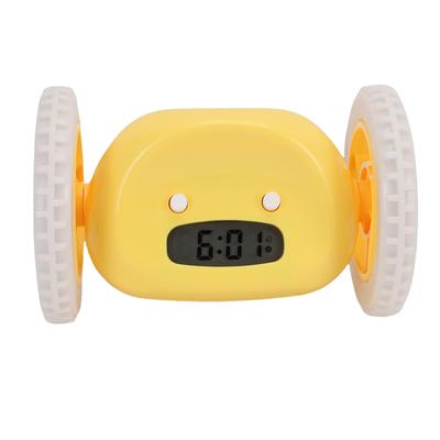 Extra Loud Alarm Clock for Heavy Sleepers On Wheels Roll Run Away Vibrating Smart Snooze Digital Alarm Clock for Bedroom