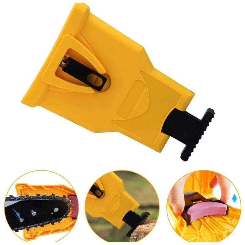Fast Chainsaw Sharpener Kit Lightweight Easy to Use Chainsaw Sharpening Tool for Electric Gas Chainsaws Accessories