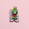 Trendy Cartoon Alloy Character Brooch Featuring Green Alien Style For Occasions All