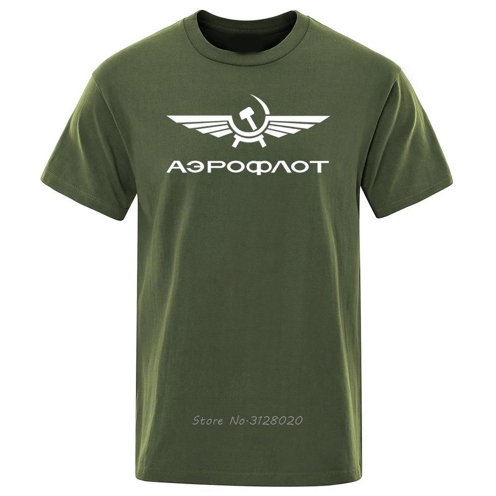 

Aeroflot Aviation Russe Pilote Aerospace Aviateur TShirt Men Summer Cotton Short Sleeve Fashion Casual Clothes Oversize T Shirt 4XL