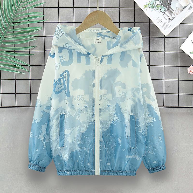 Boys  Gradient Sun Protection Jacket - Summer Lightweight Skinwear 2026 150