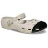 Crocs Classic Color Block Ballet Clogs Women Clogs Beige Black 215962-2TP