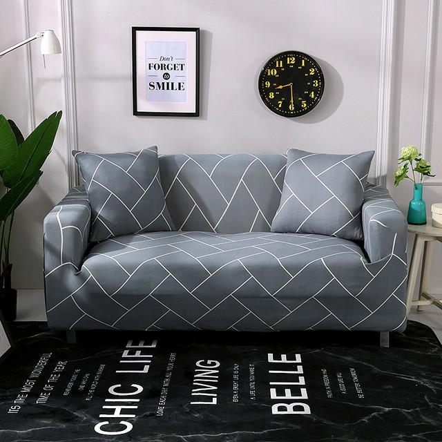 Floral Printing Stretch Elastic Sofa Cover For Living Room Slip -Resistant Sofa Towel Couch Cover Sectional Furniture Slipcover for Home