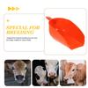2 Pcs Breeding Feeding Bird Seed Scoop Poultry Charcoal Plastic for Farm Reusable Garden