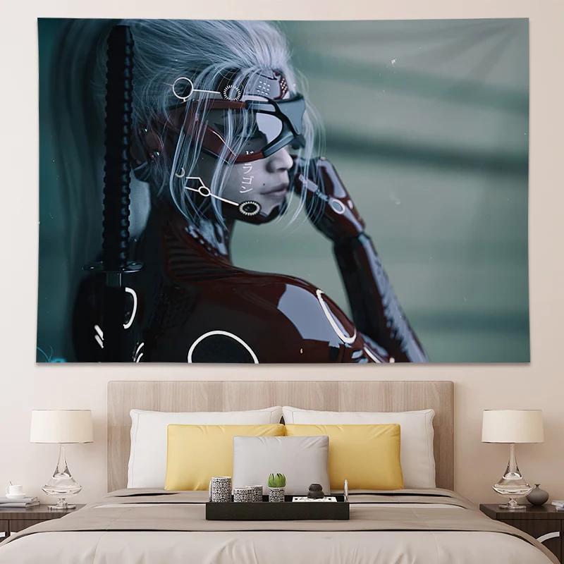 Japanese Teen Room Decoration Posters and Prints Kawaii  Anime Large Tapestry Bedroom Wall Murals Customizable