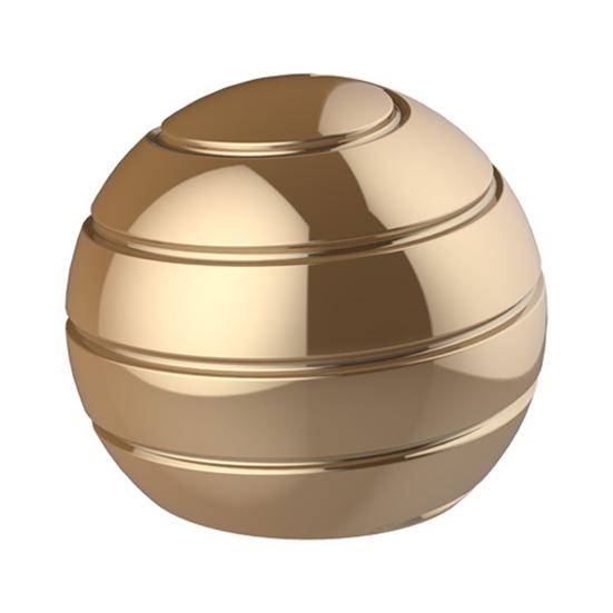 

Металлическая кинетическая настольная игрушка для детей и взрослых, спиннер с оптической иллюзией для всего тела золотистый