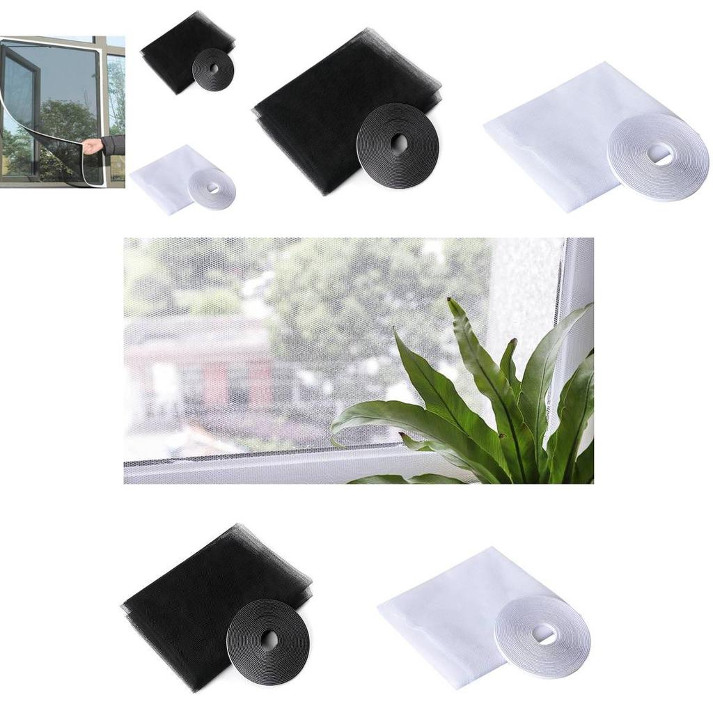 Selbstklebende DIY-Moskitonetze für Fenster halten Insekten draußen!